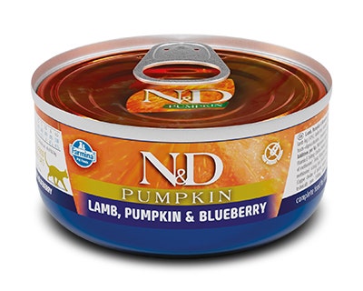 Farmina Natural & Delicious Pumpkin Con Agnello Zucca E Mirtillo Per Gatti Adulti 80g-2