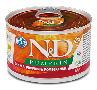 Farmina Natural & Delicious Pumpkin Puppy Con Pollo Zucca E Melograno Per Cani Cuccioli 140g-2