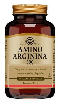 Solgar Amino Arginina 500 50 Capsule Vegetali -1