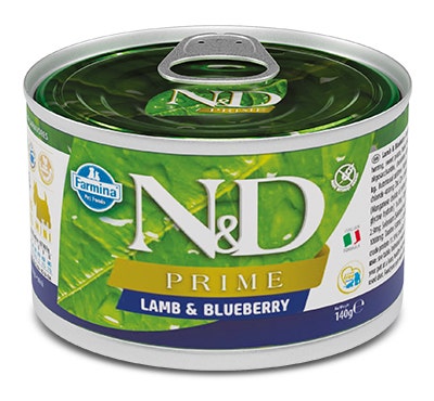 Farmina Natural & Delicious Prime Mini Con Agnello E Mirtillo Per Cani Adulti 140g-2