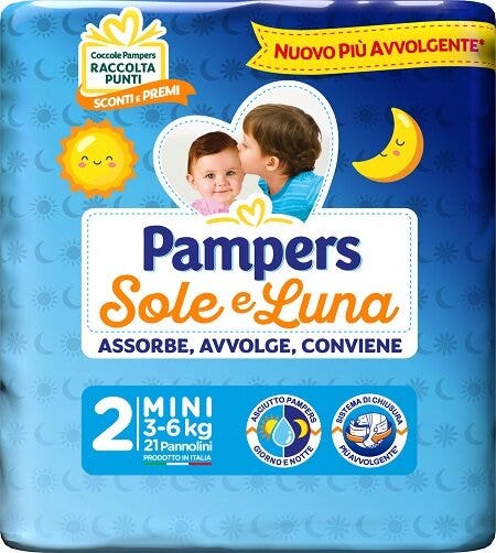 Pampers Sole Luna Pannolini Mini 21 Pezzi 3-6kg-2