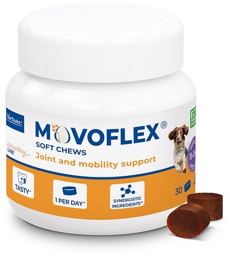 Vibrac Movoflex Soft Chews Per Cani Taglia M 30 Compresse Masticabili-2