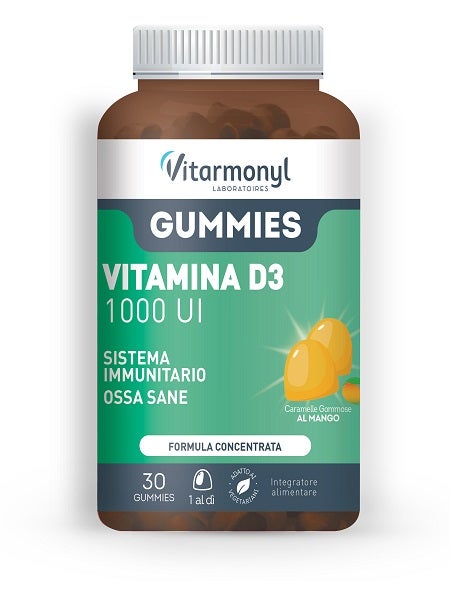 Vitarmonyl Gummies Vitamina D3 1000UI 30 Caramelle Gommose-2