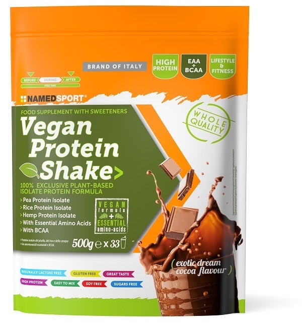Named Sport Vegan Protein Shake Gusto Exotic Dream Cocoa 500g-1