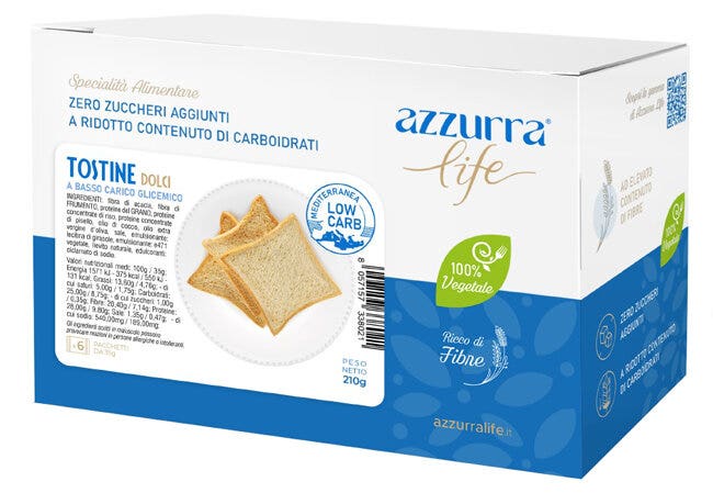 AZZURRA LIFE TOSTINE DOLCI 6PZ-1