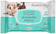 BeautyCase Salviettine Detergenti Per Cani E Gatti Muschio Bianco 40 Pezzi-2