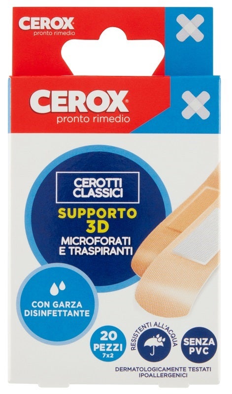 Cerox Supporto 3D Cerotti Classici 20 Pezzi 7x2cm-2