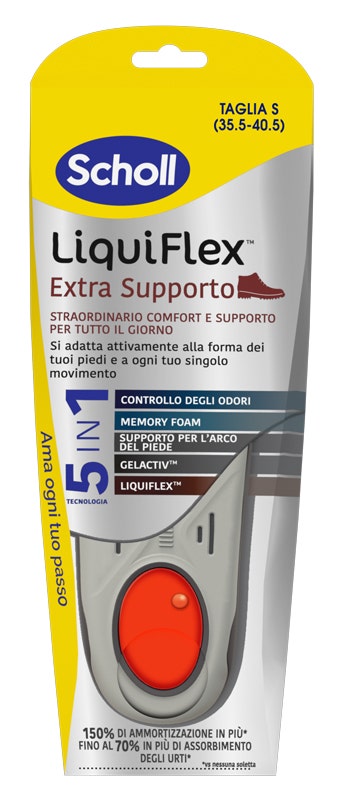 Scholl Liquiflex Extra Supporto Solette Taglia Small-2