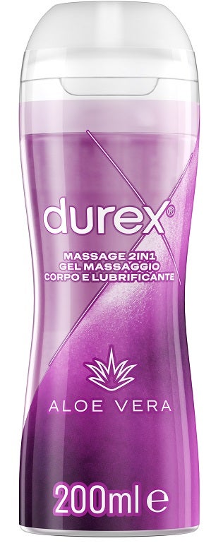 Durex Massage 2 In 1 Massaggio Corpo E Lubrificante Aloe Vera 200ml-2