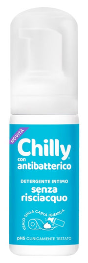 Chilly Mousse Detergente Intimo Antibatterico Senza Risciacquo 100ml-2