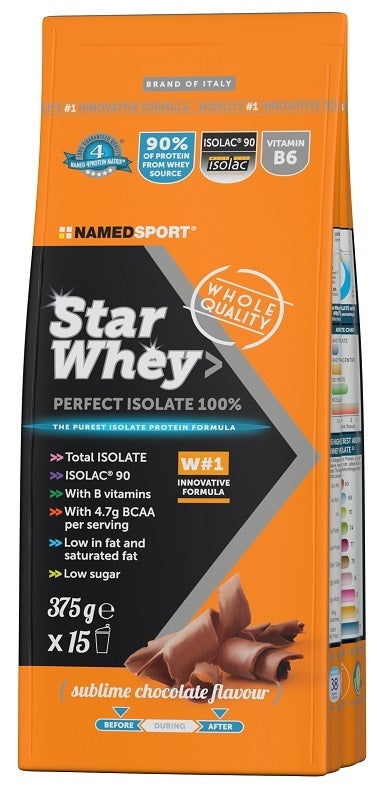 Named Sport Star Whey Isolate Sublime Chocolate 375g-1