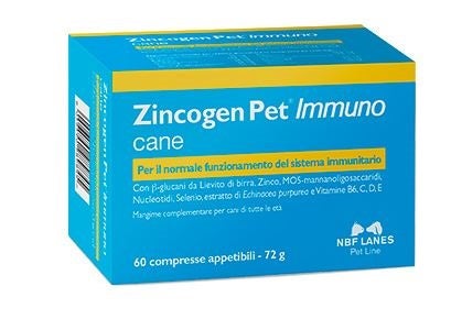 Zincogen Pet Immuno Mangime Complementare Per Cani 60 Compresse-2