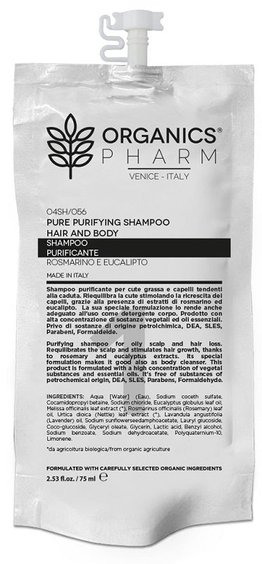 Organics Pharm Pure Purifying Shampoo Purificante 75ml-2
