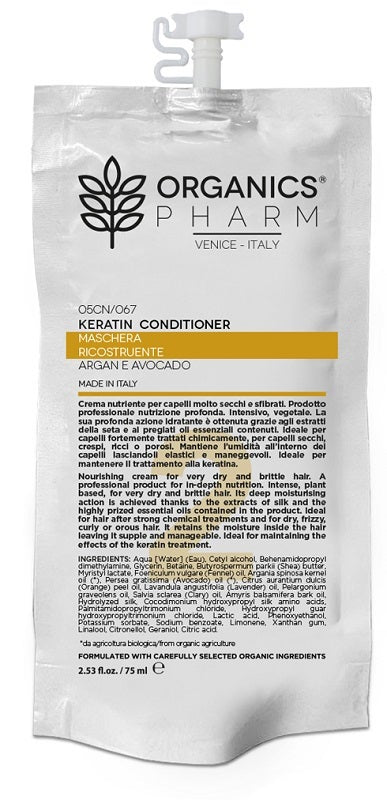 Organics Pharm Keratin Conditioner Maschera Ricostruente 75ml-2