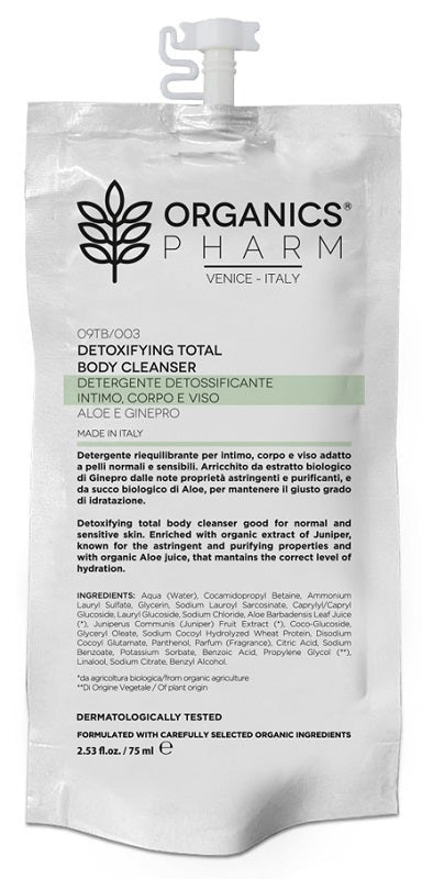 Organics Pharm Detoxifying Total Body Cleanser Detergente Detossificante 75ml-2