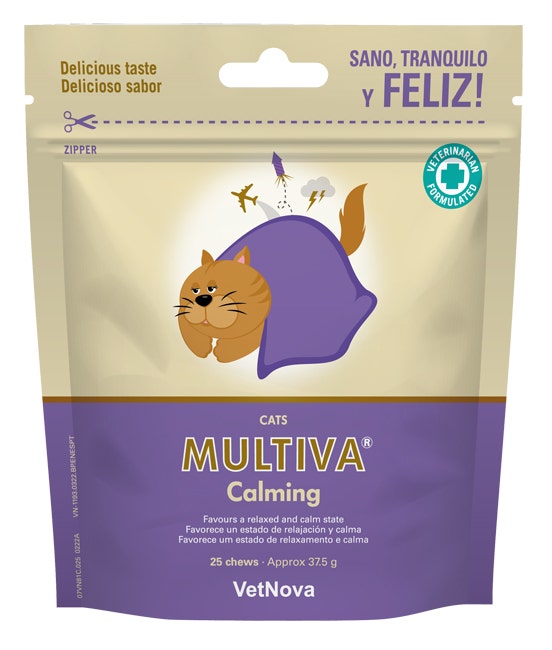 Vetnova Multiva Calming Cats 25 Chews-2