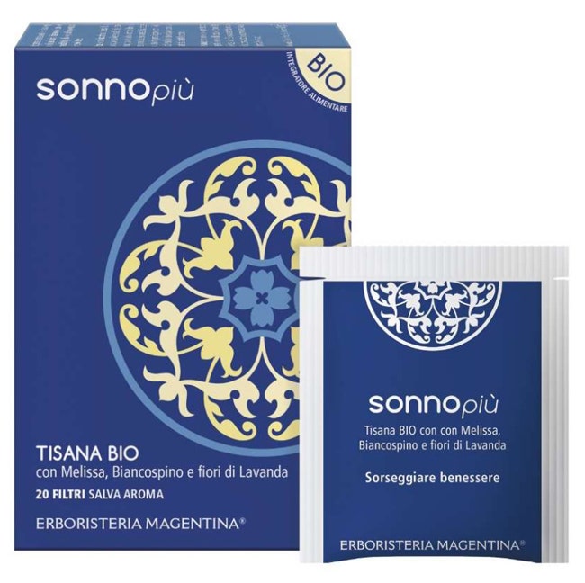 Erboristeria Magentina Sonno Più Tisana Bio 20 Filtri-2