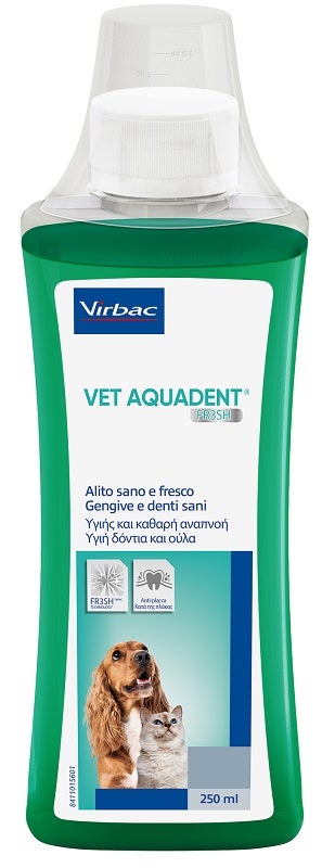 Virbac Vet Aquadent Fresh Igiene Dentale Cani/Gatti 250ml-2