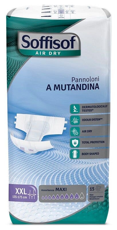 Soffisof Air Dry Maxi Pannolone A Mutandina Taglia 2XL 15 Pezzi-1