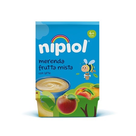 Nipiol Merenda Frutti Misti 2x100g-4