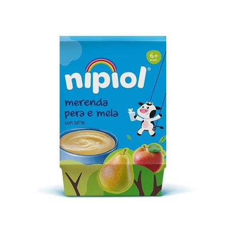 Nipiol Merenda Mela/Pera 2x100g-4
