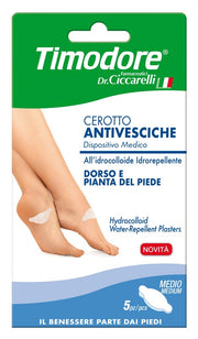 Timodore Cerotto Antivesciche Dorso E Pianta Piede 5 Pezzi-2