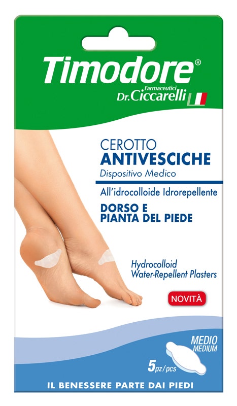 Timodore Cerotto Antivesciche Dorso E Pianta Piede 5 Pezzi-2