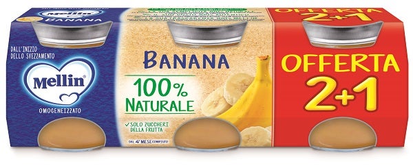 Mellin Omogeneizzato Alla Banana 3x100g-2