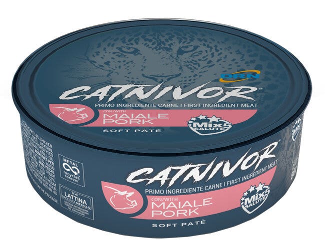 Catnivor Maiale Cibo Umido Per Gatti Adulti 80g-1