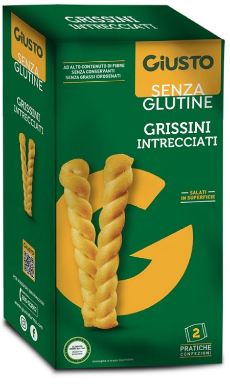 Giusto Senza Glutine Grissini Intrecciati 150g-2