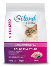 Siland Crocchette Pollo/Mirtilli Gatti Adulti Sterilizzati 400g-2