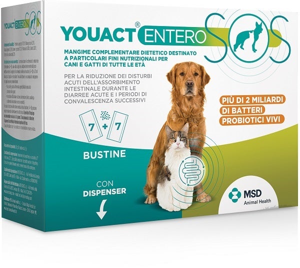 Msd Animal Health Youact Entero SOS Per Cani/Gatti 14 Bustine-2