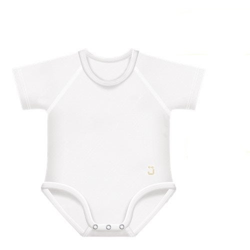J Bimbi Body 0-36M In Bambu' 4 Stagioni Bianco-2