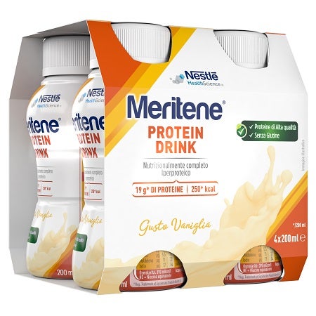 Meritene Drink Vaniglia 4 Pezzi Da 200ml-2