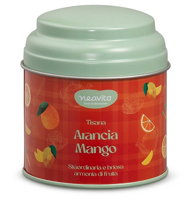 Neavita Infuso Arancio e Mango In Barattolino Happy Fruits Rosso-2