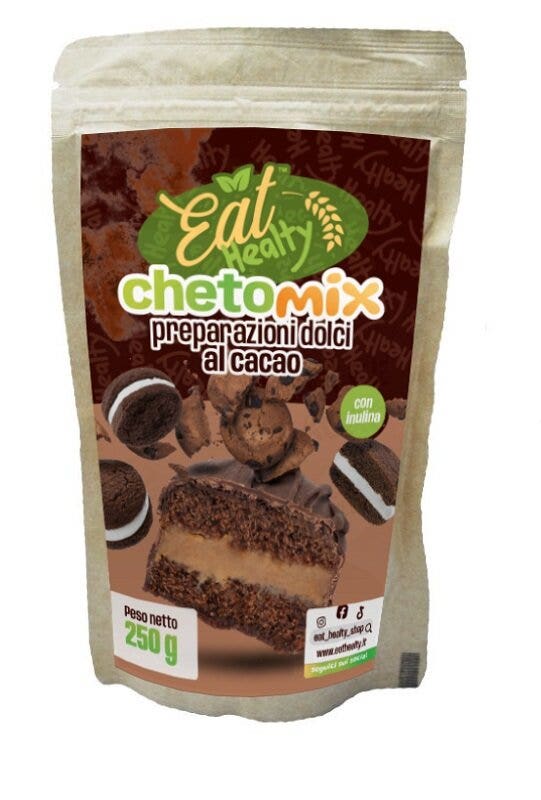 Eat Healty Cheto Mix Preparazione Per Dolci Gusto Cacao 250g-1
