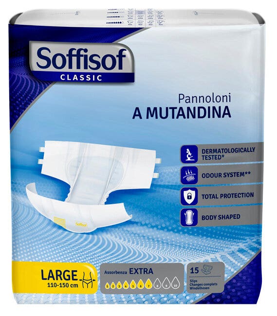 Soffisof Classic Extra Pannolone A Mutandina Taglia L 15 Pezzi-1