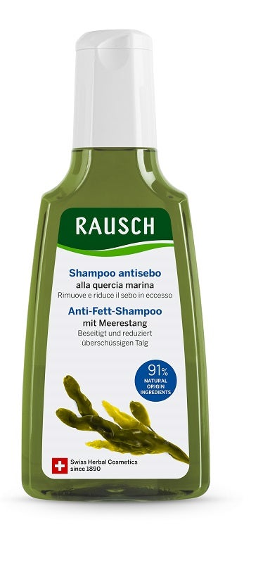 Rausch Shampoo Antisebo Alla Quercia Marina 200ml-2