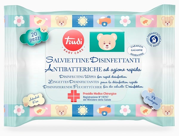 Trudy Baby Salviette Disinfettanti/Antibatteriche 20 Pezzi-2