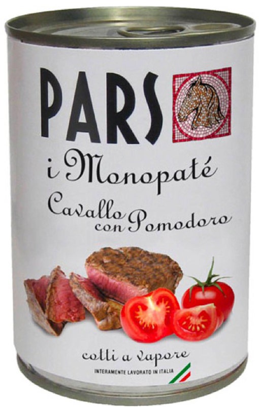 Pars Monopatè Cavallo E Pomodoro Cibo Umido Per Cani Scatoletta 405g-2