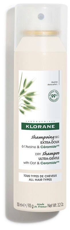 Klorane Shampoo Secco Extra-Delicato all'Avena&Ceramide Tutti i Tipi di Capelli 150ml-2