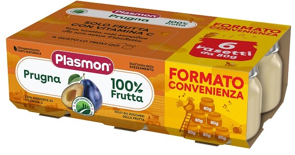 Plasmon Omogeneizzato Prugna 6x80g-2