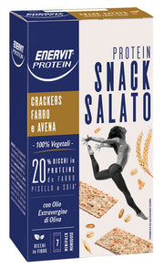 Enervit Protein Snack Salato Crackers Farro/Avena 7 Minipack-1