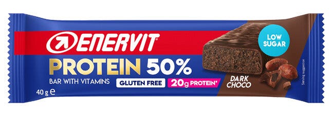 Enervit Protein Barretta 50% Dark Choco 40g-2