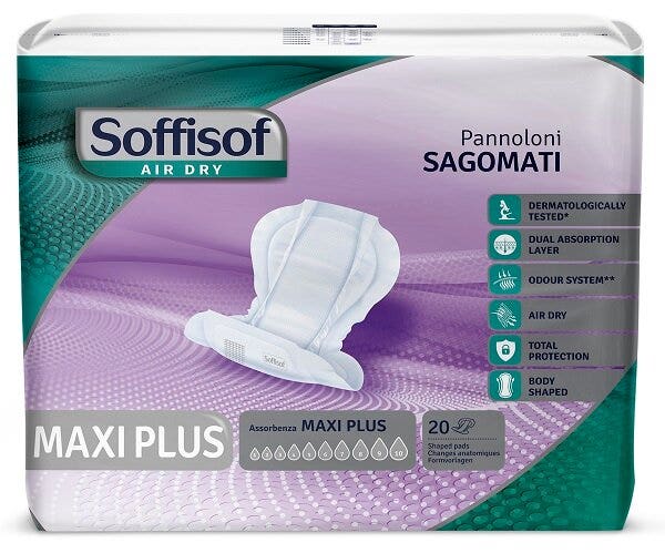 Soffisof Air Dry Maxi Plus Pannolone Sagomato 20 Pezzi-1