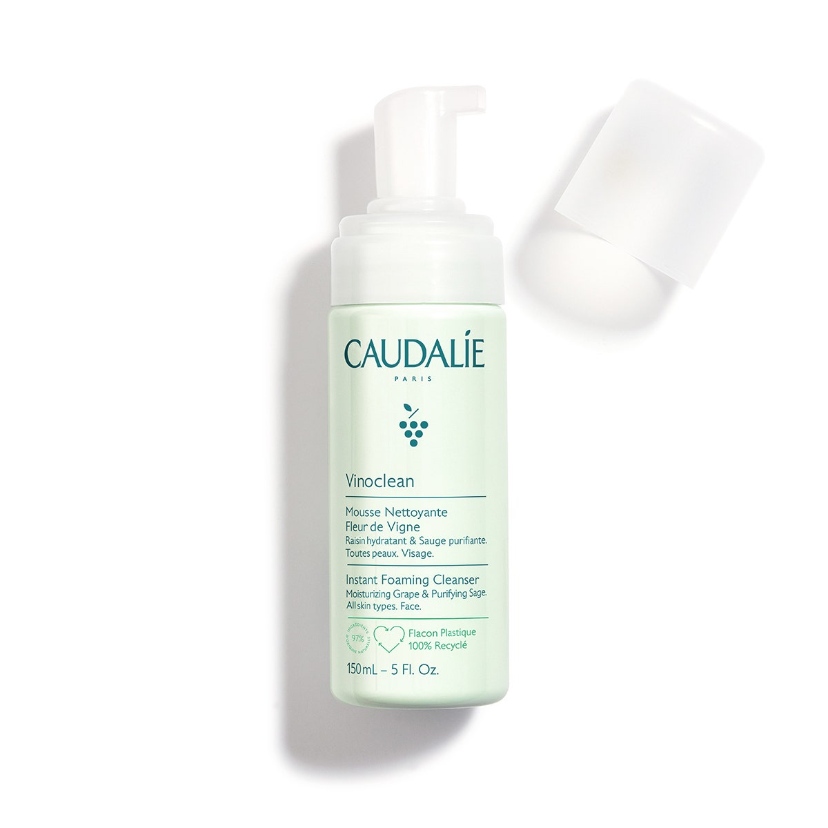Caudalie Vinoclean Schiuma Detergente 150ml  - 2