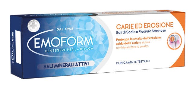 Emoform Carie Ed Erosione Dentifricio 75ml-1