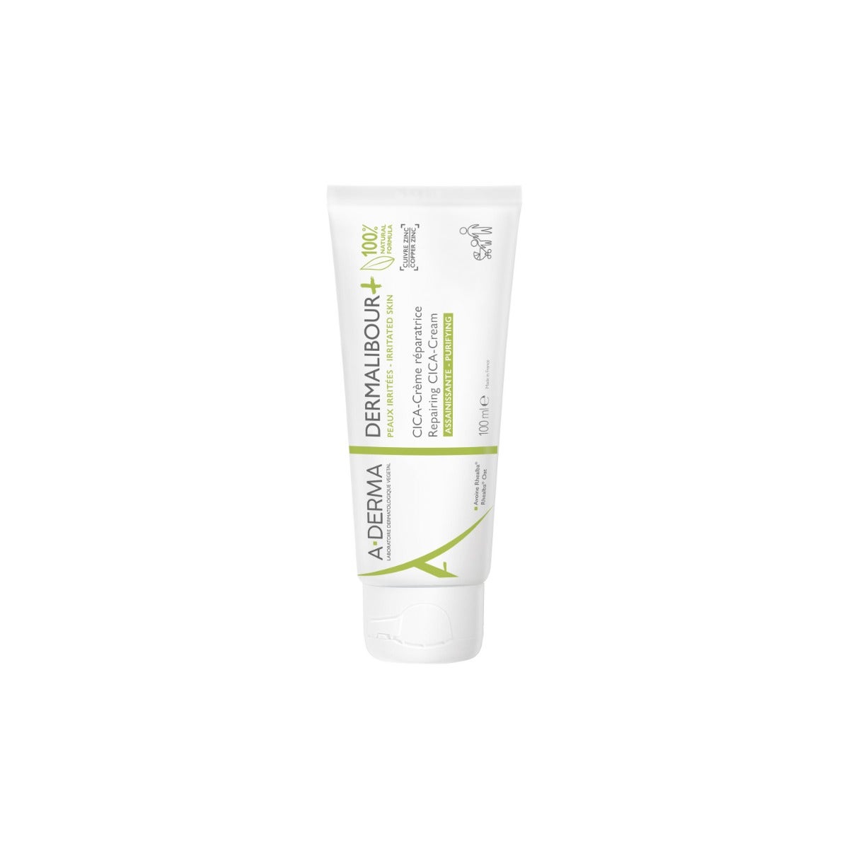 Aderma Dermalibour+ Cica-Crema Ristrutturante Purificante Pelli Irritabili 100ml-4