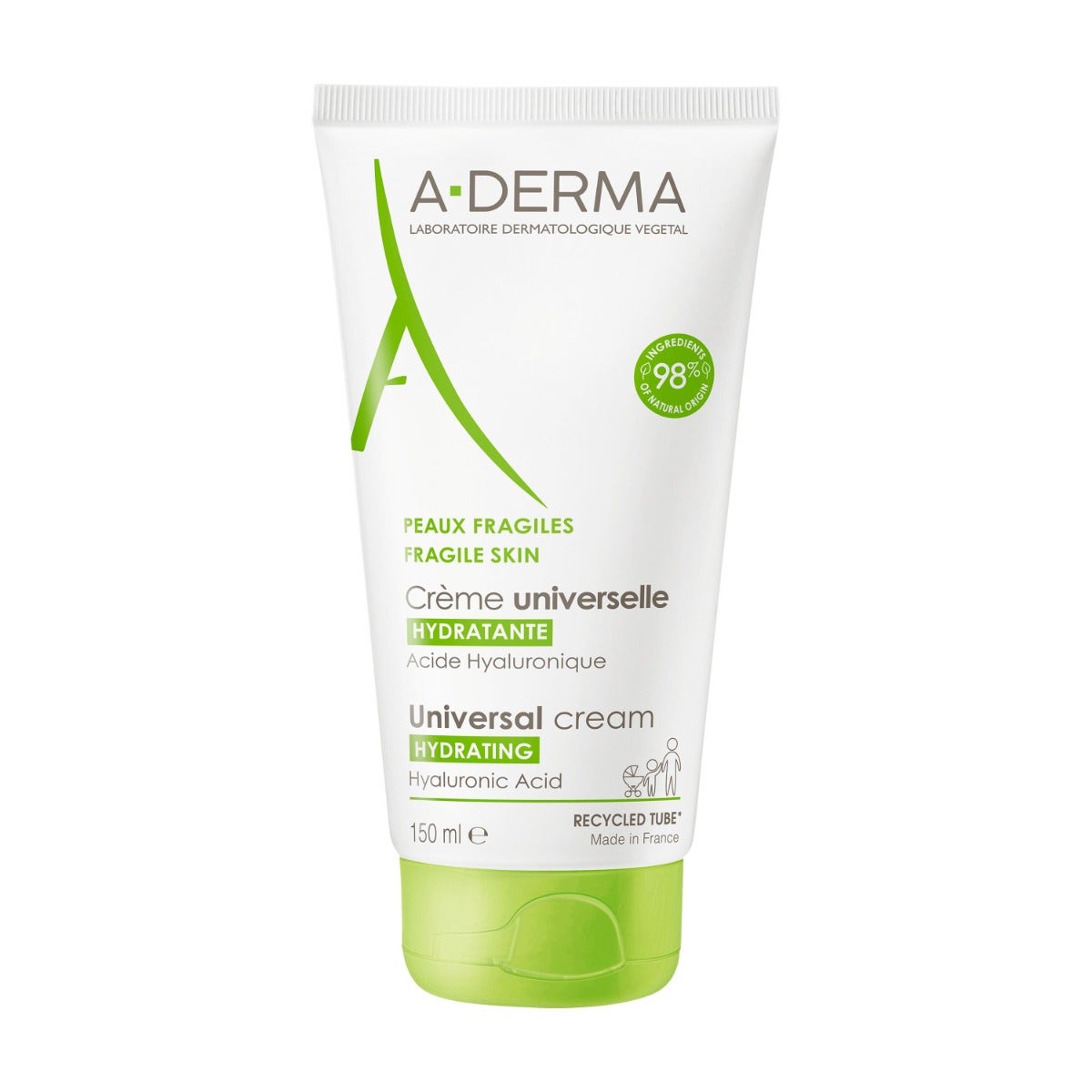 Aderma Les indispensables Crema Universale Idratante Viso/Corpo 150ml-6