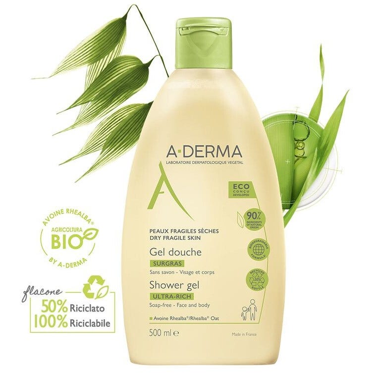 A-Derma Les Indispensables Gel Doccia Sugras 500ml-1